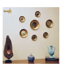 آینه دکوراتیو دست‌ساز شبنم