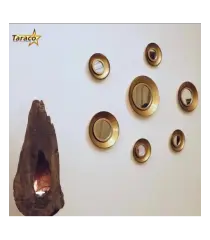 آینه دکوراتیو دست‌ساز شبنم