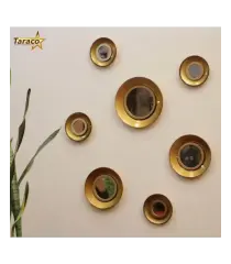آینه دکوراتیو دست‌ساز شبنم