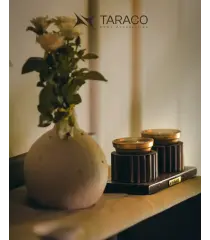 جاشمعی دست ساز حصیری دوتایی تاراکو