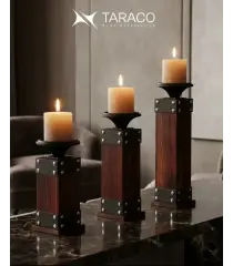 ست جاشمعی دست ساز سپیدار