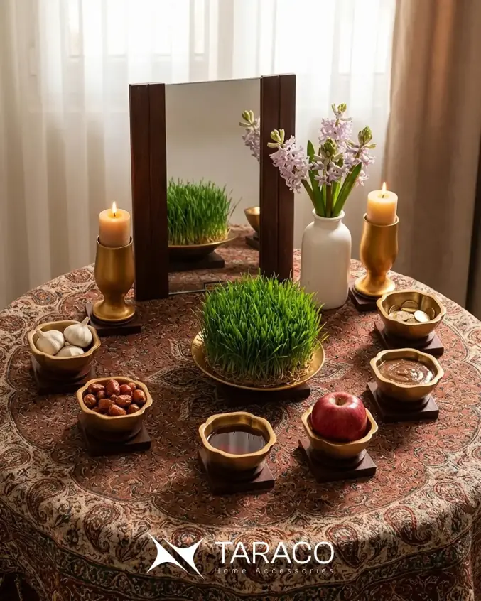 هفت‌سین دست‌ساز شکوفه تاراکو